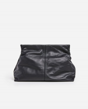 Flattered Clay Clutch Läder Väskor Tillbehör Svarta | BSESO99516