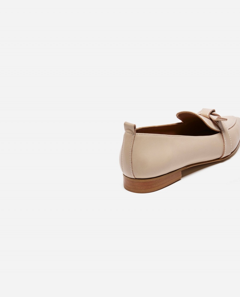 Flattered Ally Sand Läder Loafers Skor Bruna | ASEWC61319