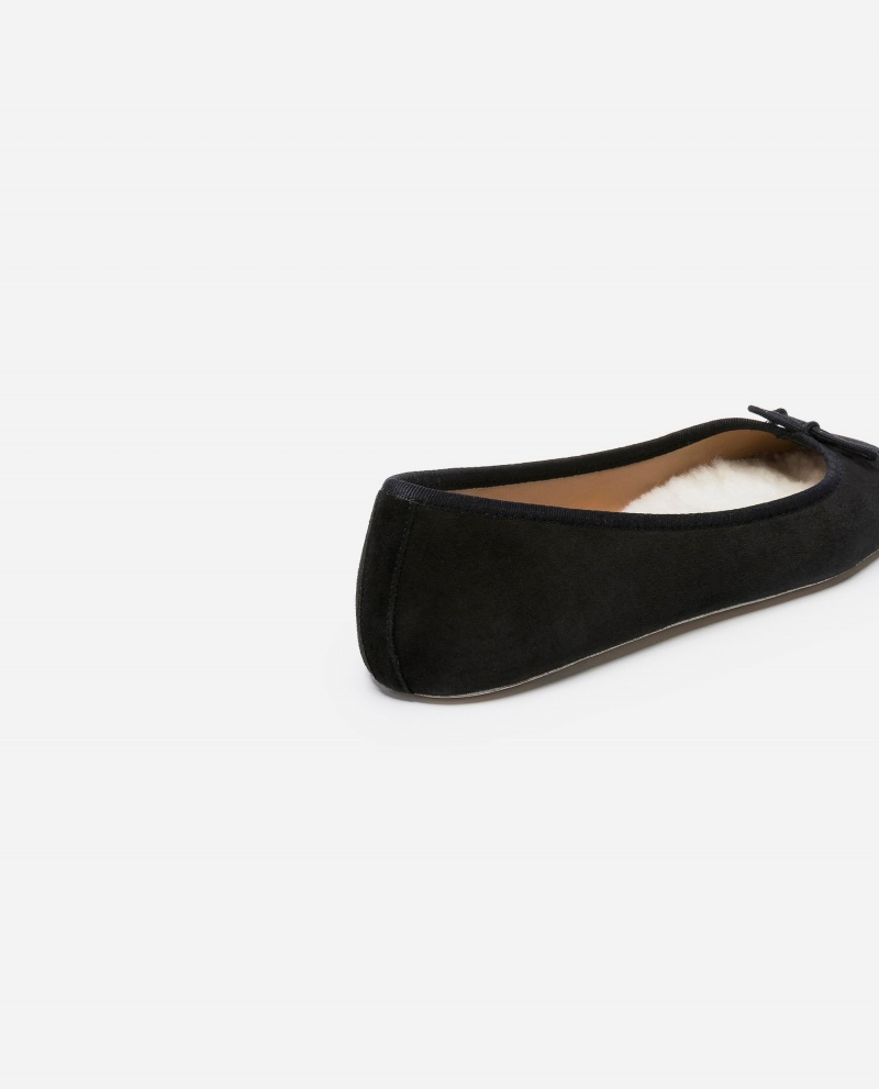 Flattered Anna Mocka Ballerinas Skor Svarta | YSEGT87655