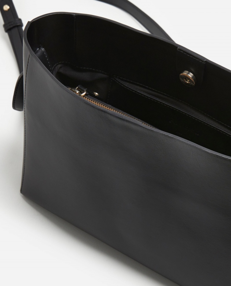 Flattered Hedda Midi Handbag Läder Väskor Tillbehör Svarta | SEEAH84561