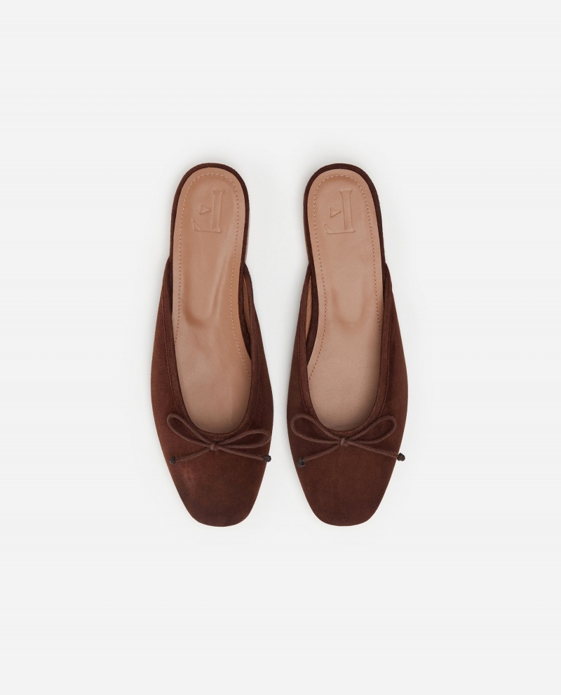 Flattered Malva Mocka Ballerinas Skor Bruna | USETG73897