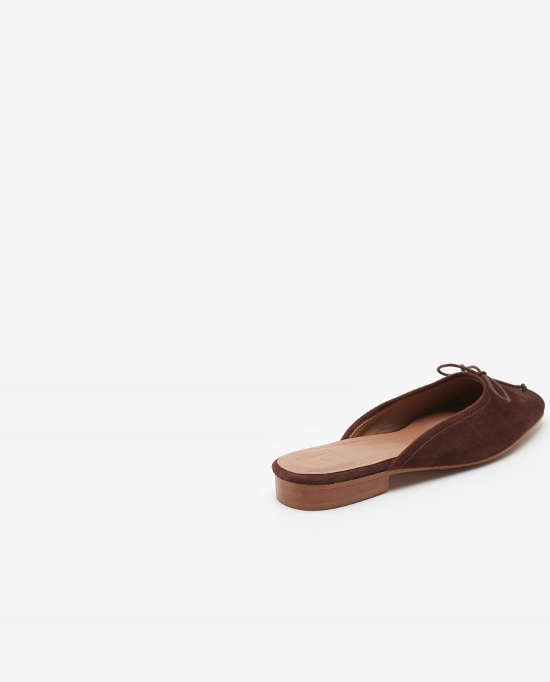 Flattered Malva Mocka Ballerinas Skor Bruna | USETG73897