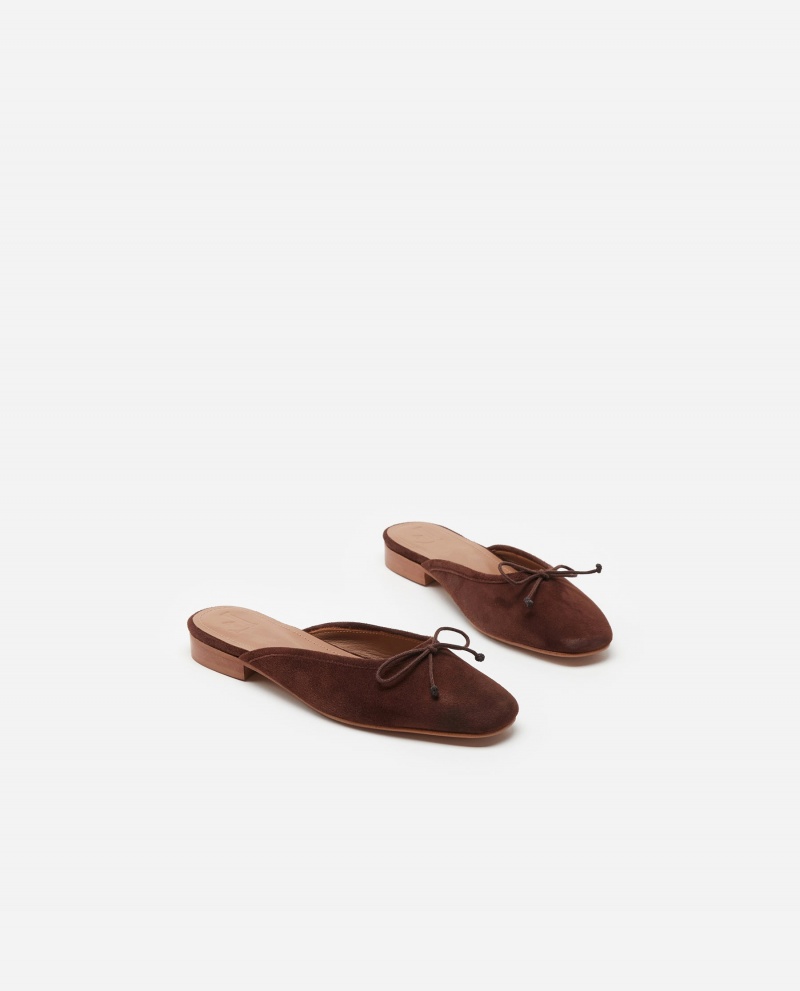 Flattered Malva Mocka Ballerinas Skor Bruna | USETG73897