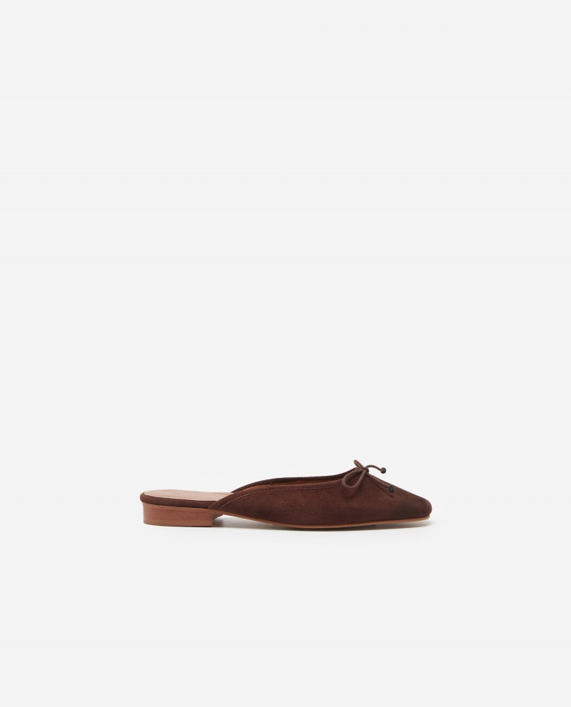 Flattered Malva Mocka Ballerinas Skor Bruna | USETG73897