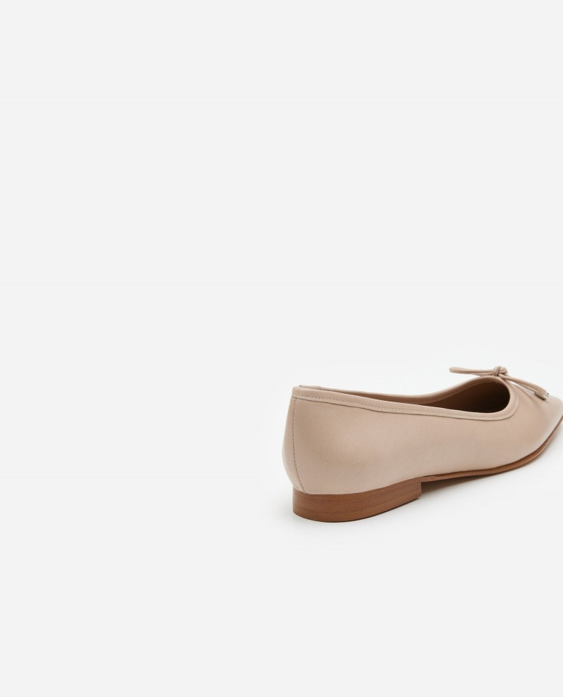 Flattered Monica Läder Ballerinas Skor Bruna | SEQCS10400