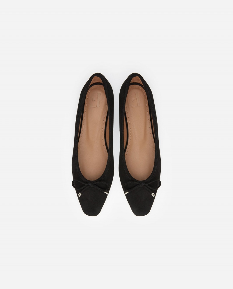 Flattered Monica Mocka Ballerinas Skor Svarta | FSEUI82369