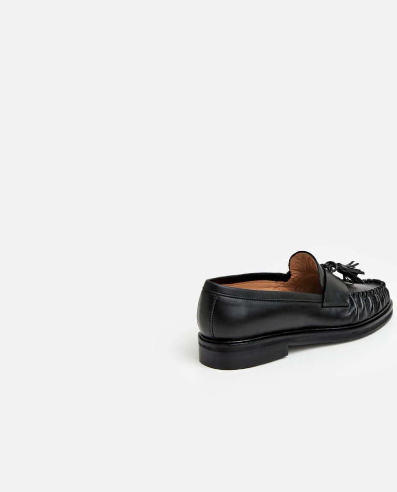 Flattered Sigrid Läder Loafers Skor Svarta | XSEBH63665