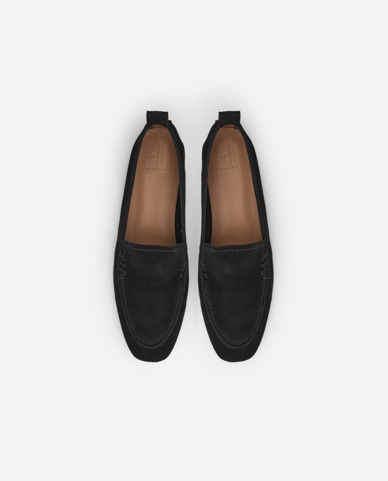 Flattered Vida Mocka Loafers Skor Svarta | ESEVG93937