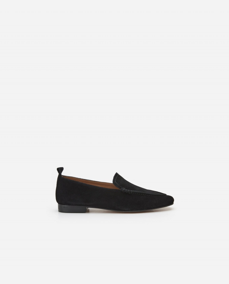 Flattered Vida Mocka Loafers Skor Svarta | ESEVG93937